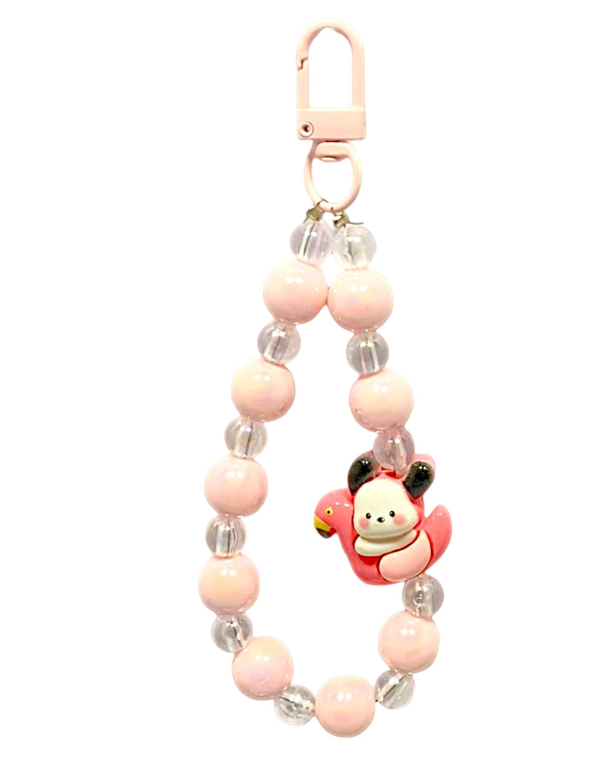 OKU 1 Cute Doll Charm for mobile phone case cover, Lanyard Keychain Hanging, Phone Pendant Wrist Bracelet Holder | Purse, Camera, Mobile Cover Charm Strap Smartphone Case For Girls Women (Pink)-image-3
