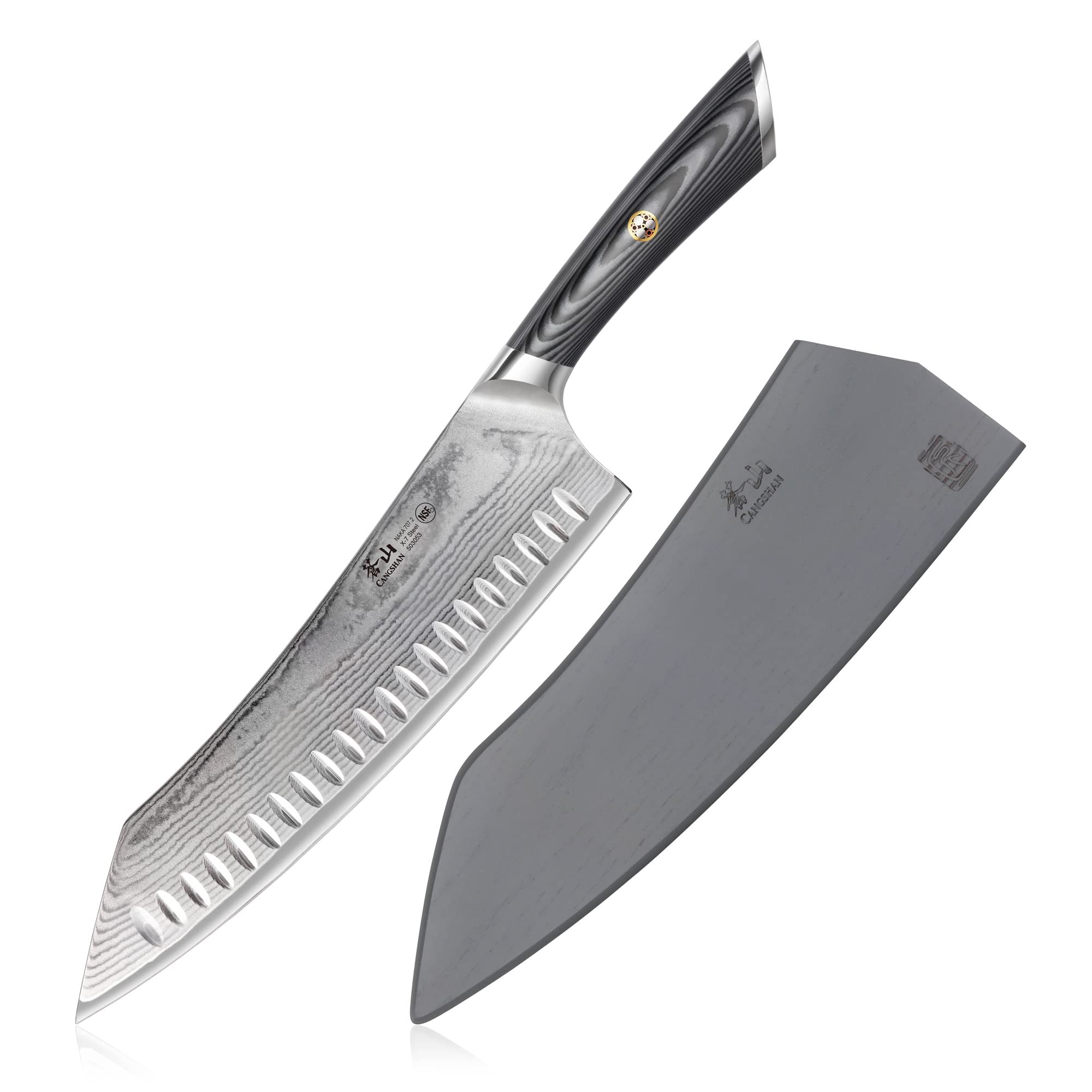 Amazon.com: Cangshan NAKA Series X-7 Steel Forged Rocking Chef's