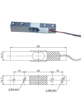 20kg Load Cell Weight Sensor Electronic Kitchen Scale + HX711 AD Weighing Module Geekstory