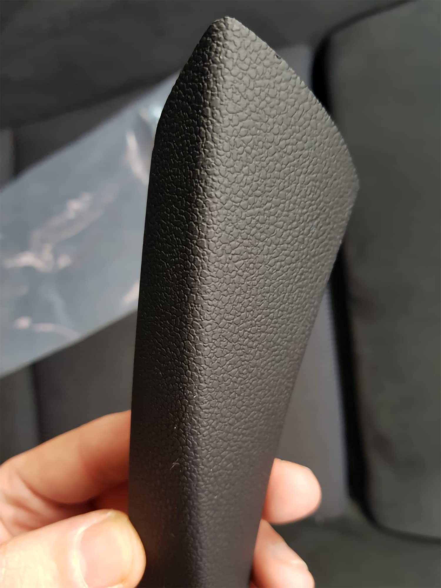Innentürgriffe für Fahrzeuge der BMW 3 Serie Chassis-Modell E90 E91 E93 kompatibel mit 316 318 320 323 325 328 330 335 2004-2011 Türgriff Innen Griff und Griffverkleidung (Rechts, Schwarz-1 set)