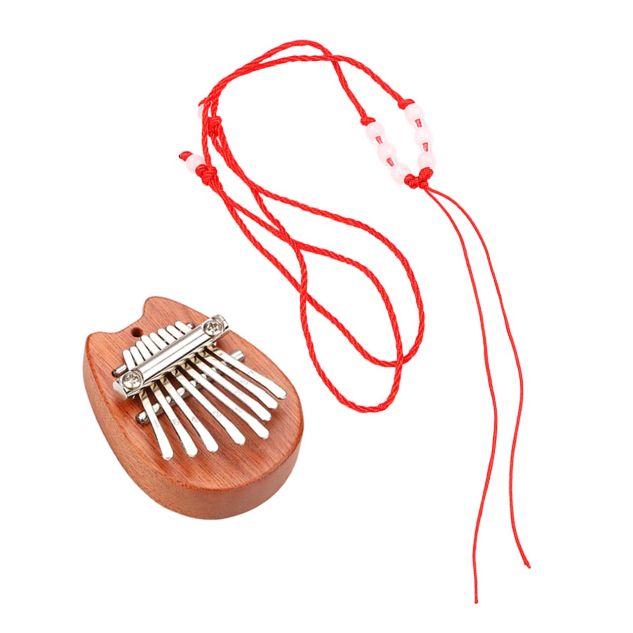 VANZACK Wooden Kalimba Thumb Piano for Beginners Portable Musical Instrument Safe Material Cute Design for Desktop Decoration