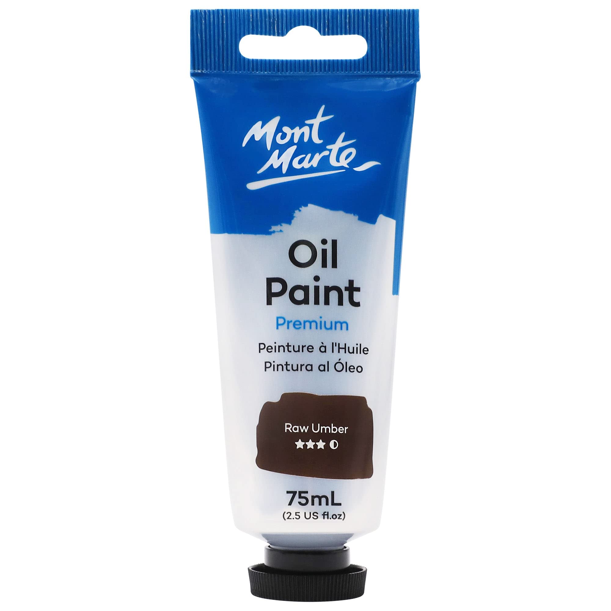 Mont Marte Premium Oil Paint 75ml (Raw Umber)-image-8