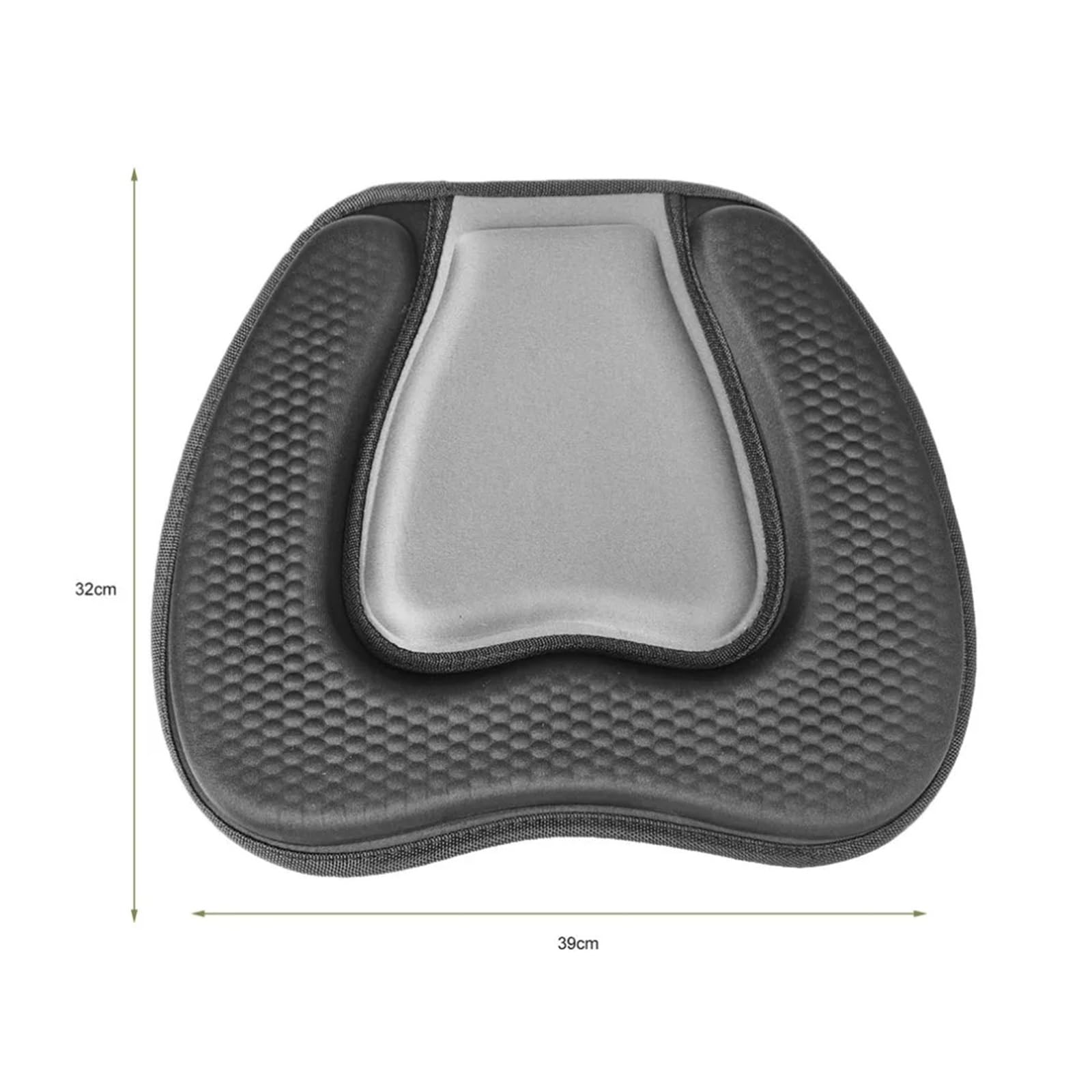 39x32cm Kajak Weiche Sitzkissen Pad Kanu Fischerboot Komfortable Kissen Sitz Gepolstert Schwarz for Schlauchboot Yacht Universal Kajak Sitz