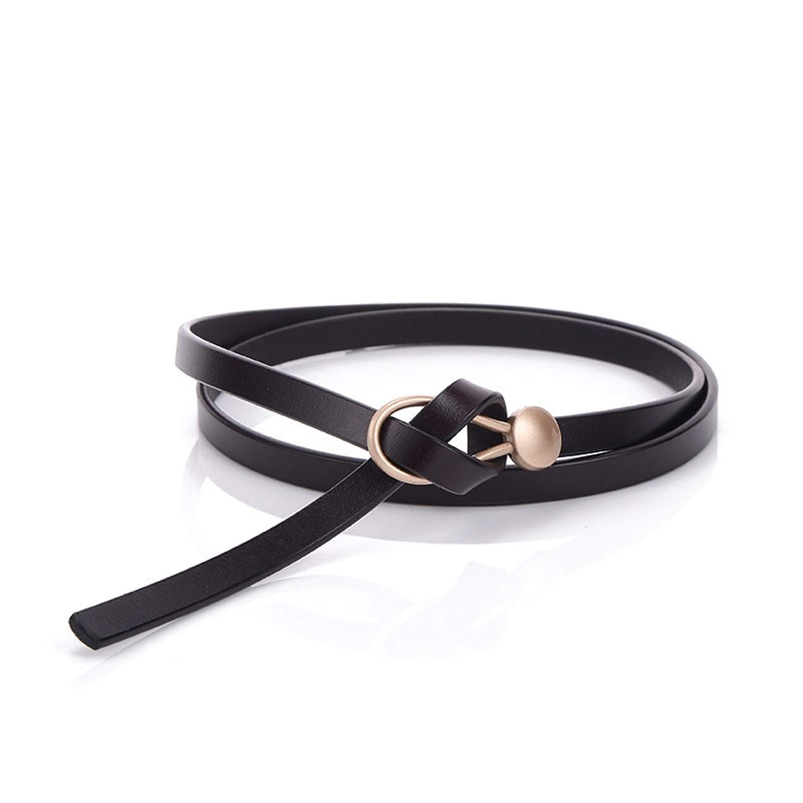 Chtom Dames luxe taille riemen voor jurk lange rok truien jassen PU Patent Lederen Elastische Band Taille Belt Effen Zwart Rood Wide Wide Tailleband (kleur: B2, Grootte: 23.6-26.7 inch