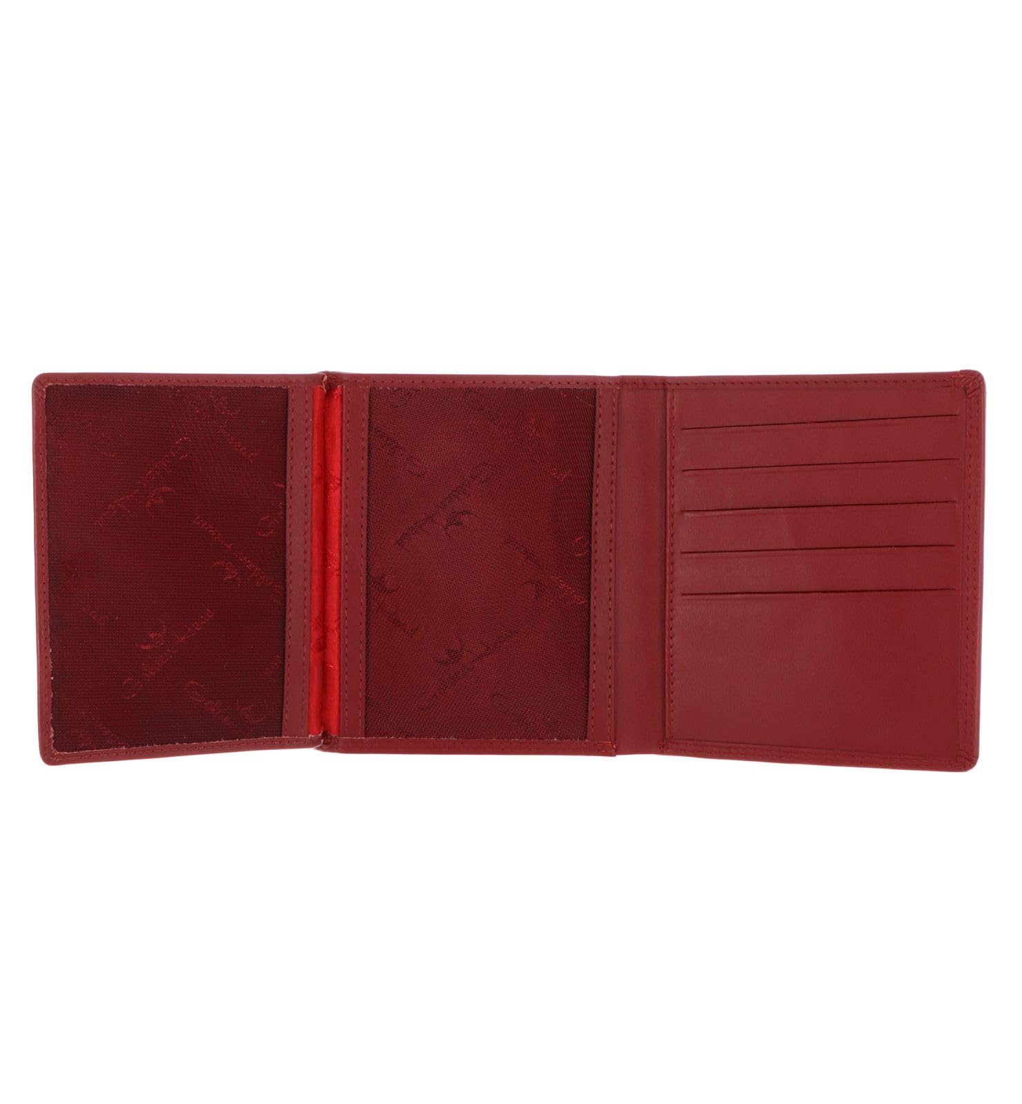 Golden Head RFID Protect Kombischeintasche Ohne Münzfach Polo 1255, Rot, Taille unique, Nowoczesny i wyrafinowany