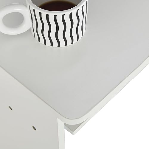 Miniatura 6 de ROCKPOINT, Axess - Escritorio para computadora con gabinete, bandeja para teclado y estantería para oficina en casa pequeña y habitación, escritorio