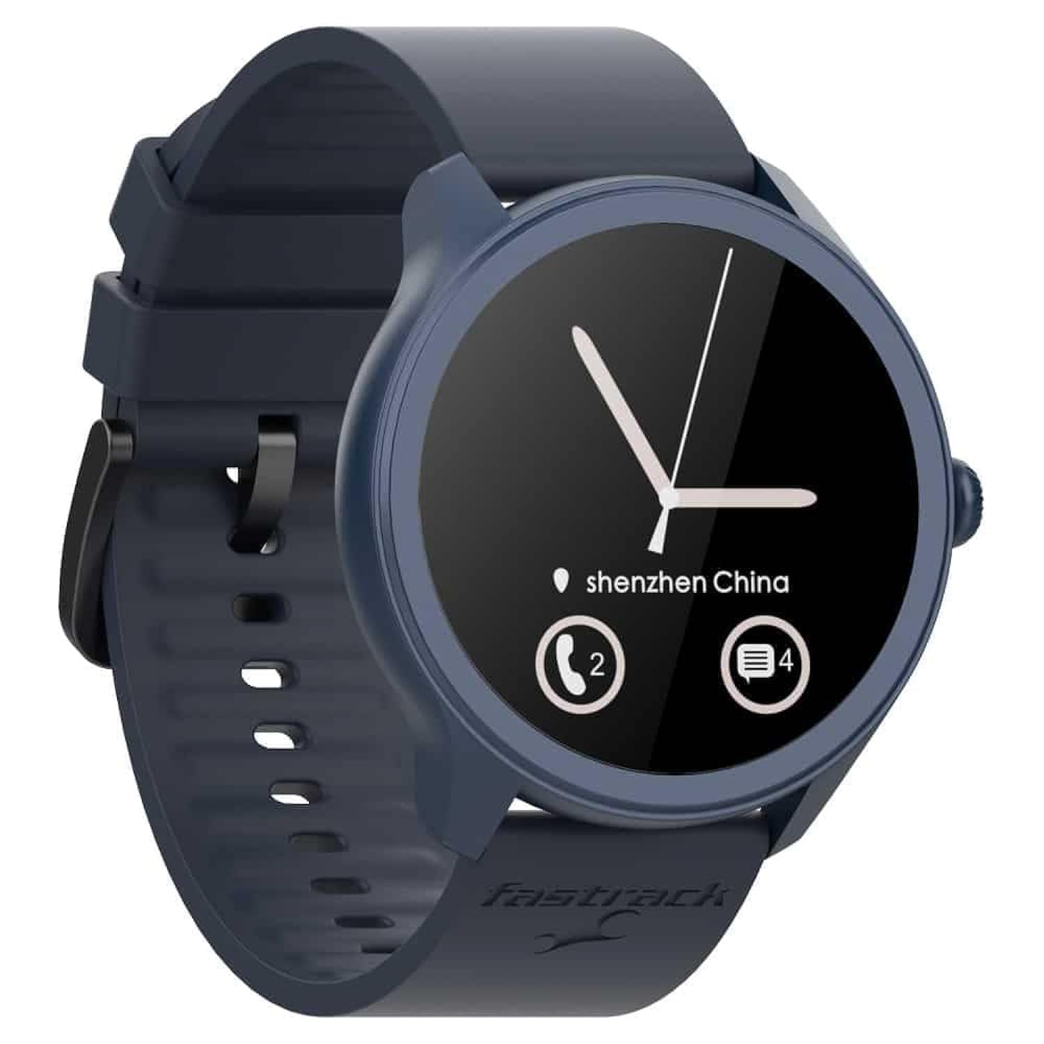 Fastrack Reflex Invoke Blue Smart Watch 1.39" Super UltraVU Display-image-2