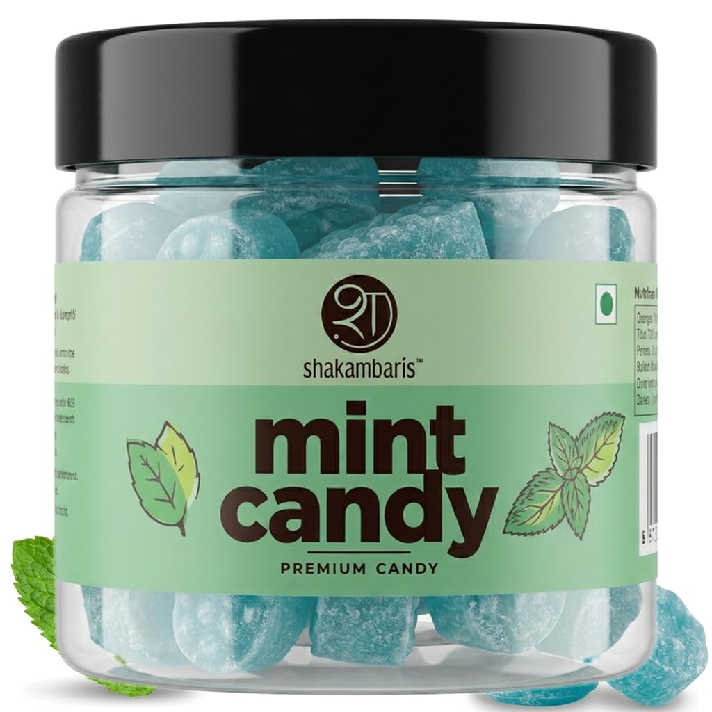 Shakambaris Mint Candy 250g | Refreshing & Strong Peppermint Flavored Mints for Clean Breath | Invigorating Mouth Freshener Goli Pack (Pack of 1)-image-29