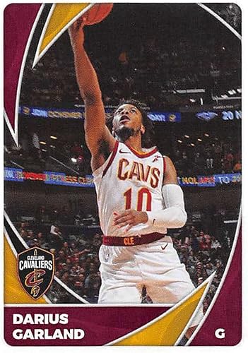 2020-21 Panini Stickers #176 Darius Garland Official NBA Basketball Album Sticker Measuring 2.75 inch tall X 2 inches wide in Raw (NM or Better