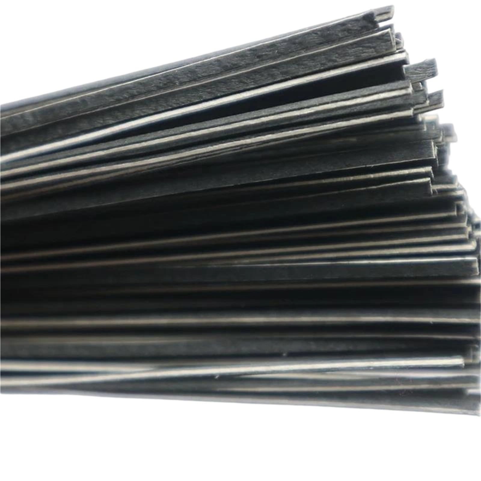 Akcesoria Do Skrzypiec Dla Początkujących Skrzypce Klonowe Hebanowe Wkładki Czarno Białe Paski Drewniane Akcesoria Do Majsterkowania(Violin 1.3mm(100pcs))