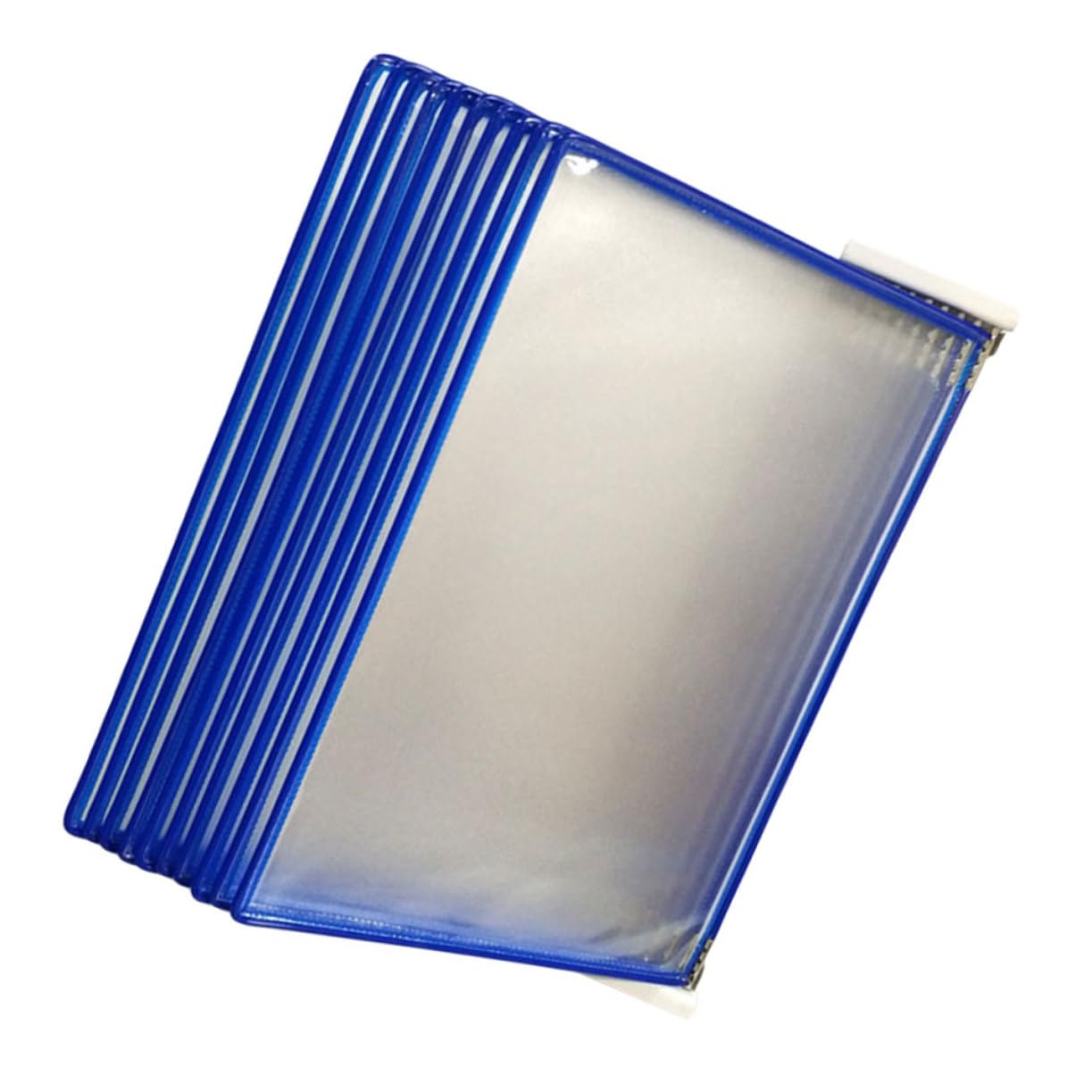 Gatuida Organizzatore di Documenti da Parete Blu in Pvc e Metallo, 10 Pagine, per Riunioni e Scuole, Porta Riviste e Documenti