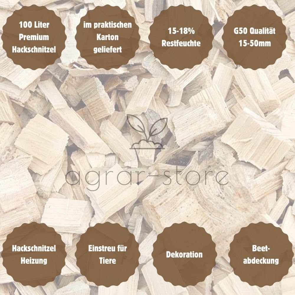Copeaux de Bois 400 litres Paillis Jardin Litière Plates-Bandes surélevées