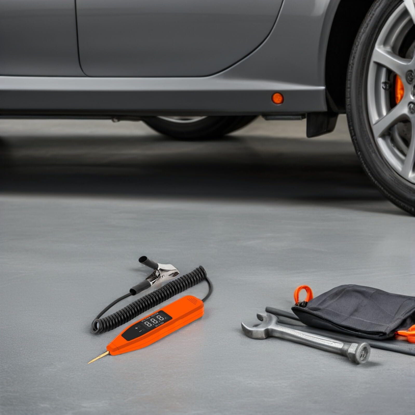 Testeur de Tension pour Voiture Numérique 5-32 V, Stylo Détecteur
