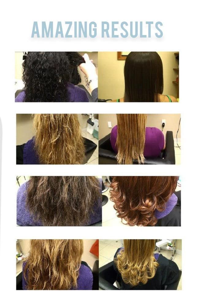 Miniatura 8 de kit - Champú para alisar el cabello - Fórmula de amioácidos - Libre de humo y formaldehído - Fórmula italiana profesional Hombres y Mujeres