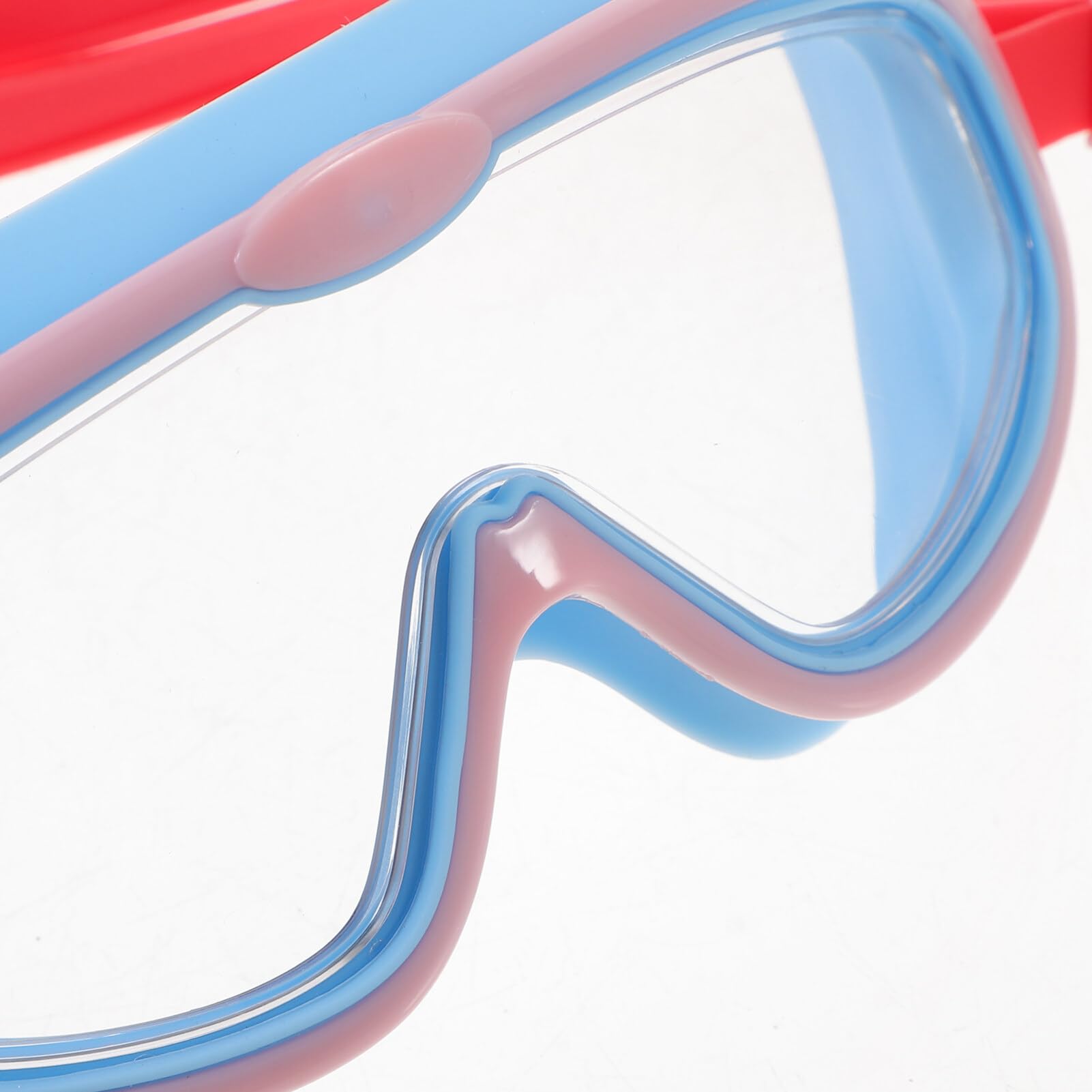 VANZACK Okulary Do Pływania-Okulary Do Pływania 5 Przeciwmgielne Bez Wycieków Ochrona Przed Promieniowaniem Uv Szerokie Okulary Do Pływania Dla Młodych Dzieci