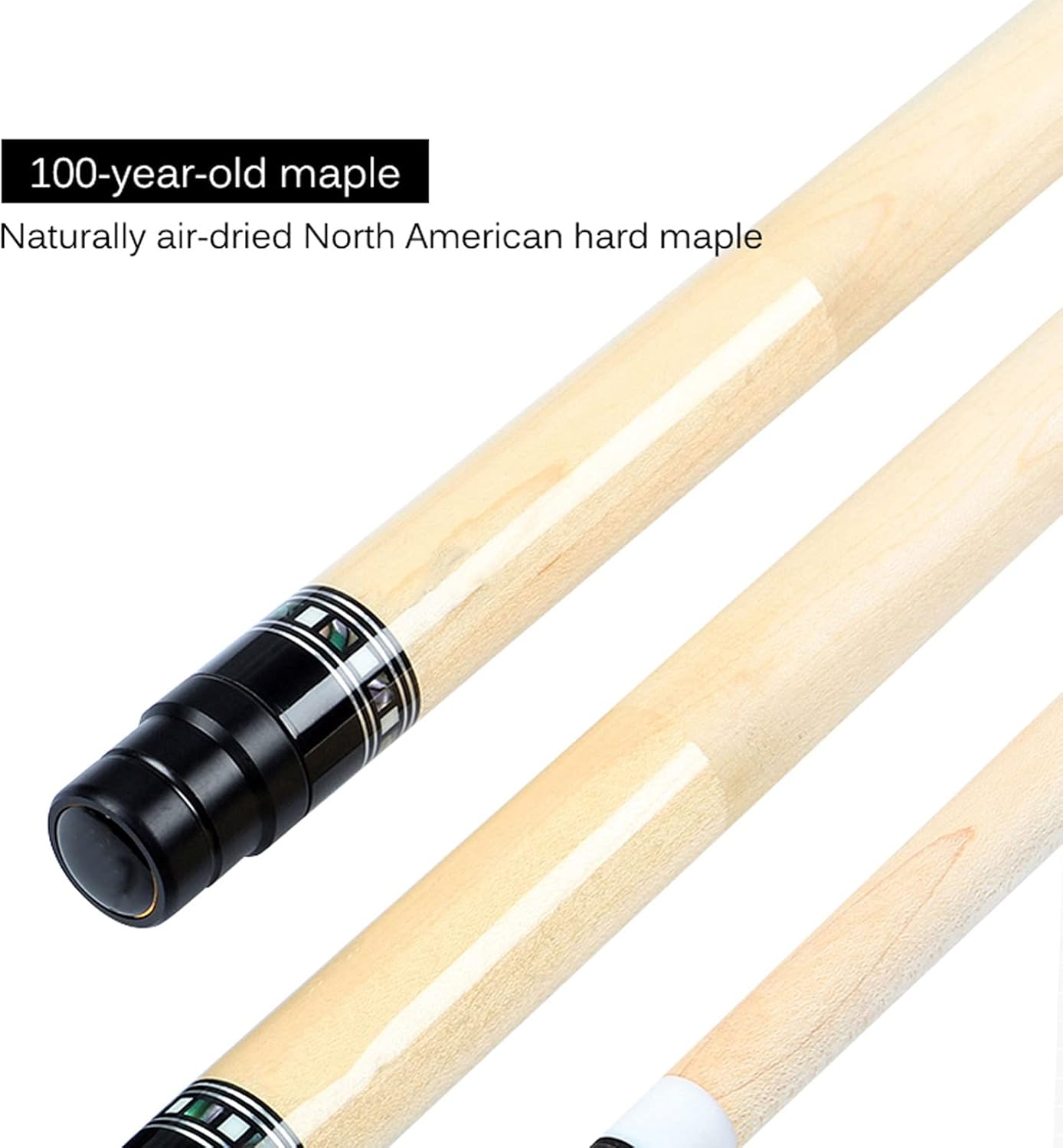 HomeSeason 2パック 58インチ プールキュースティック 18-19オンス 13mmティップ ビリヤードキュースティック CUEBAR  プールキュー大人用58インチプールスティック2ピースハウスバービリヤードキュースティック3Dグリップ付きプールテーブルスティック 男女兼 プール ... AB Earth 58インチ プールキュースティック カナディアンメープル 13mm チップ ビリヤードキュー アイリッシュリネンラ