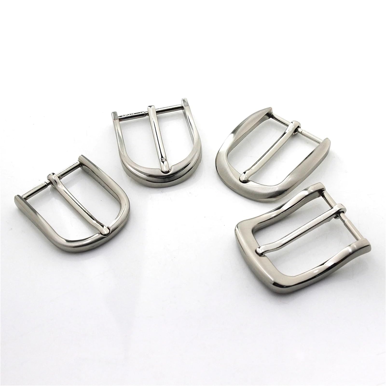 10 pz 35mm Fibbia Della Cintura for Gli Uomini Clip In Metallo End Bar Tallone Singolo Pin for Artigianale in pelle cinghia della FAI DA TE Fibbie per cinture