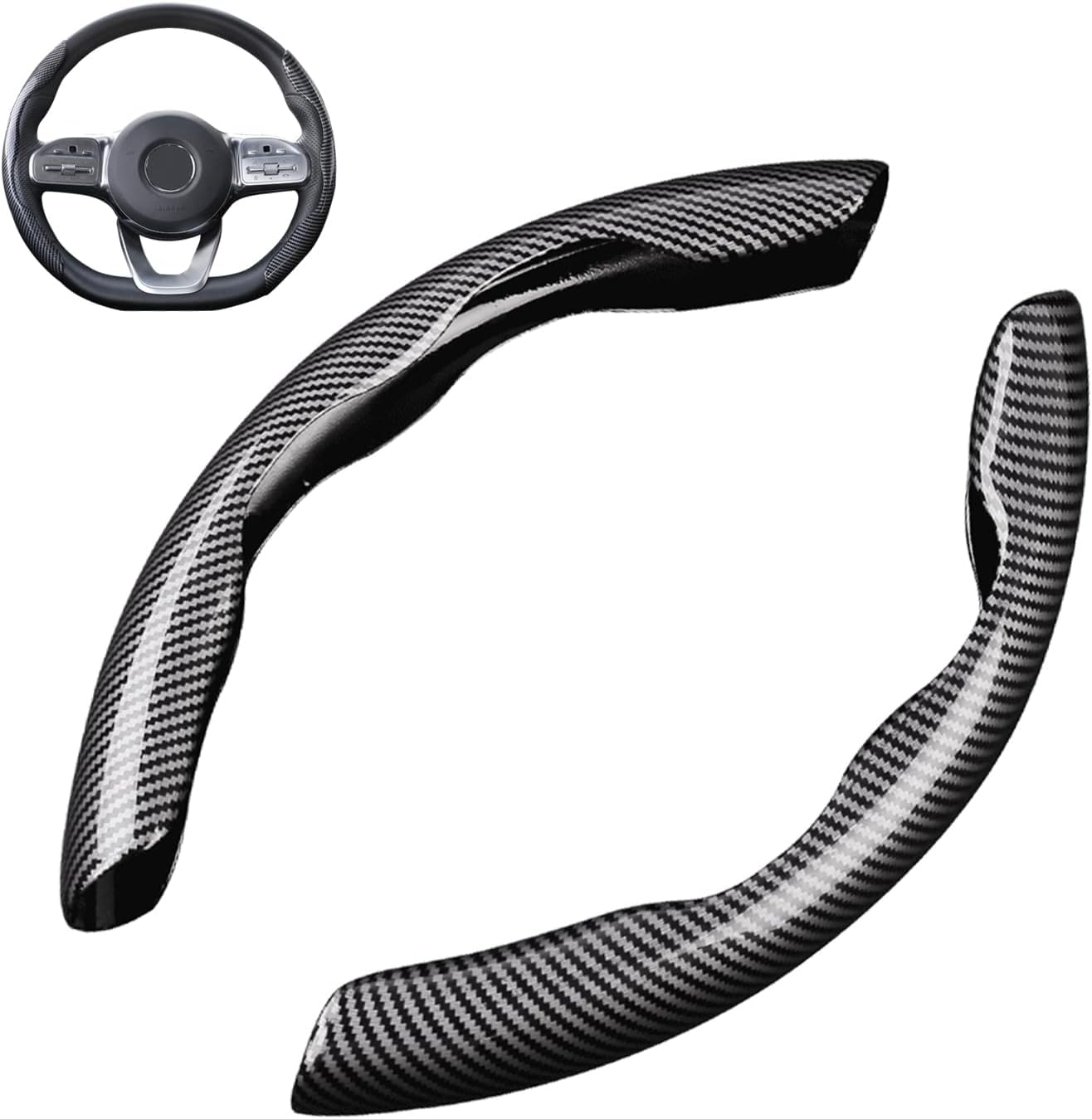 Ashild Car Steering Wheel Covers For Bmw 2Er F22 F23 F45 F46 F87 G42 Steering Wheel Protective Cover Automotive Accessories Decoration Size 2
