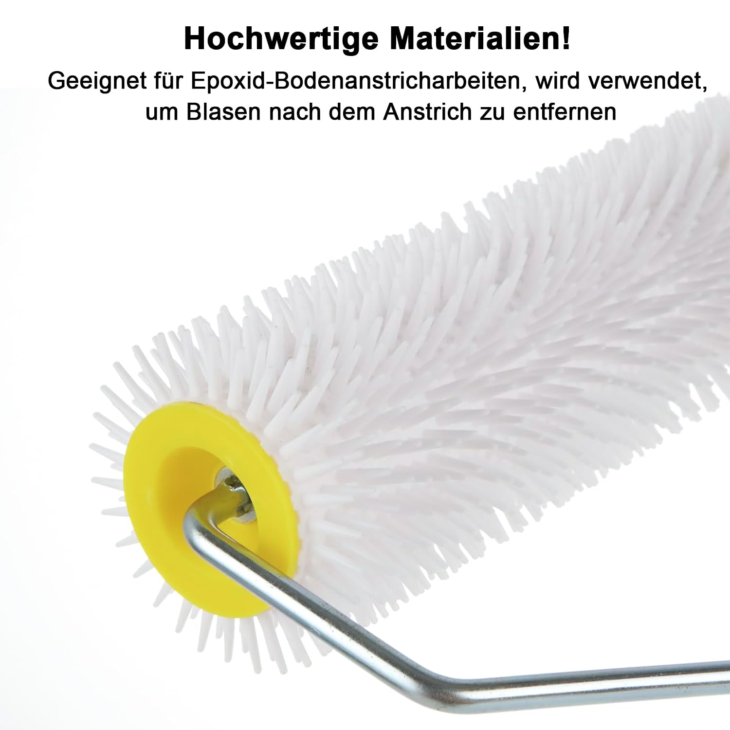 Rouleau à pointes 15 cm pour sols autonivelants, époxy, latex, dissolvant de bulles