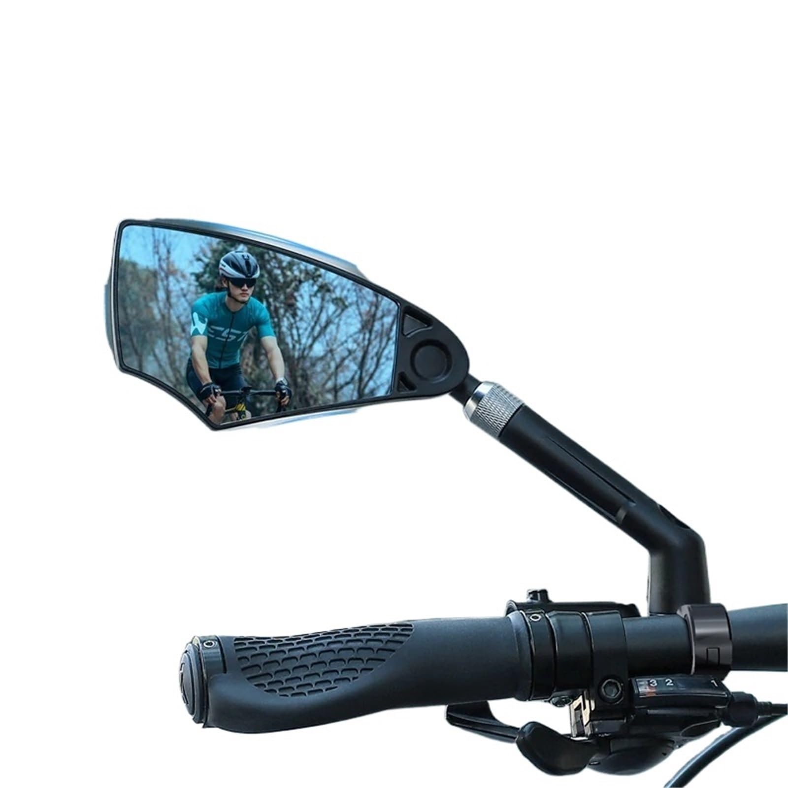 Specchietti da manubrio Specchietto retrovisore per bici antiriflesso a 360°, obiettivo HD più ampio, accessori per mountain bike(1PC Right)