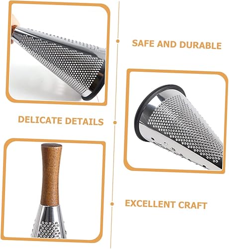 Miniatura 9 de OFFSCH Rallador de cocina Triturador de pepino Mango Ralladores de queso Herramienta de rallado de queso Rallador de queso Manual Rallador de queso