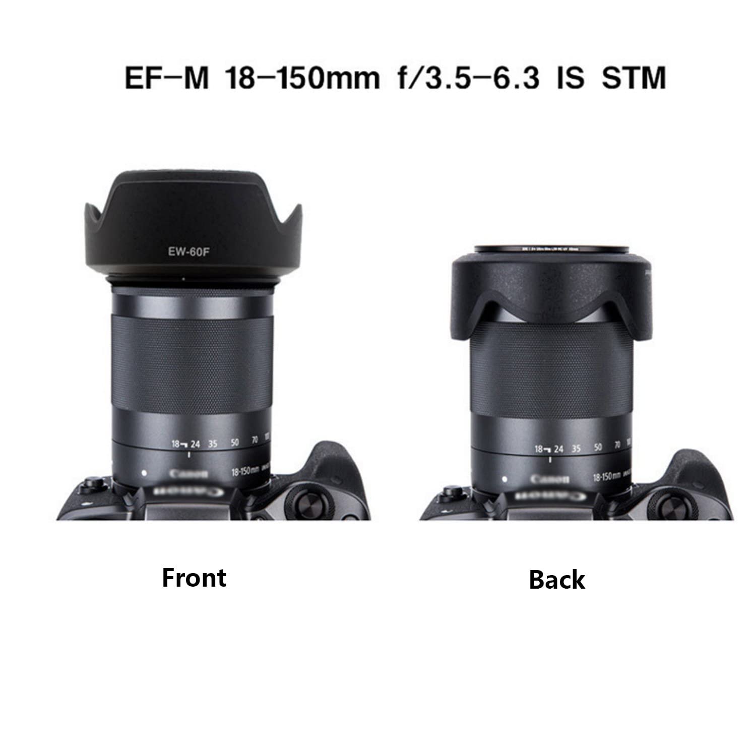 ES-60 Lens Hood For Canon EF-M 32mm F/1.4 STM – Compatible With