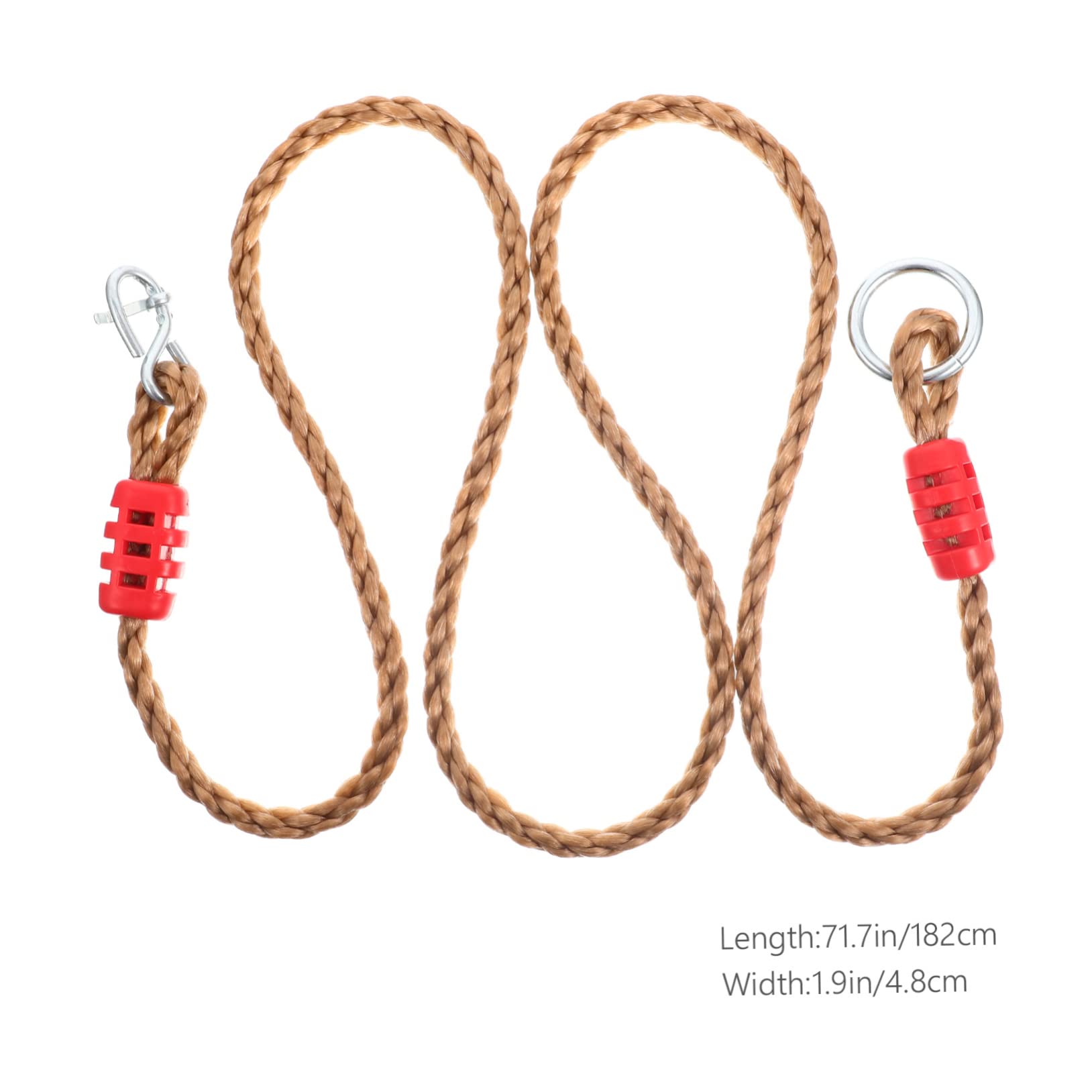 BESPORTBLE Hammock Hanging Ropes 2pcs Swing Extension Ropes Tree Swing Straps for Boys and Girls