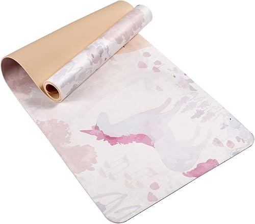 Tapete de yoga, tapete de yoga con diseño antideslizante, tapete profesional de TPE para ejercicio, 72 x 24 pulgadas, tapete de entrenamiento