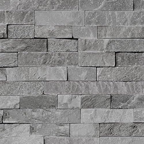 4 Pack of Dumapan SMP Valladolid Light Grey Brick Effect Wall Panel - 3D Effect PVC Bathroom / Kitchen Wall Panels