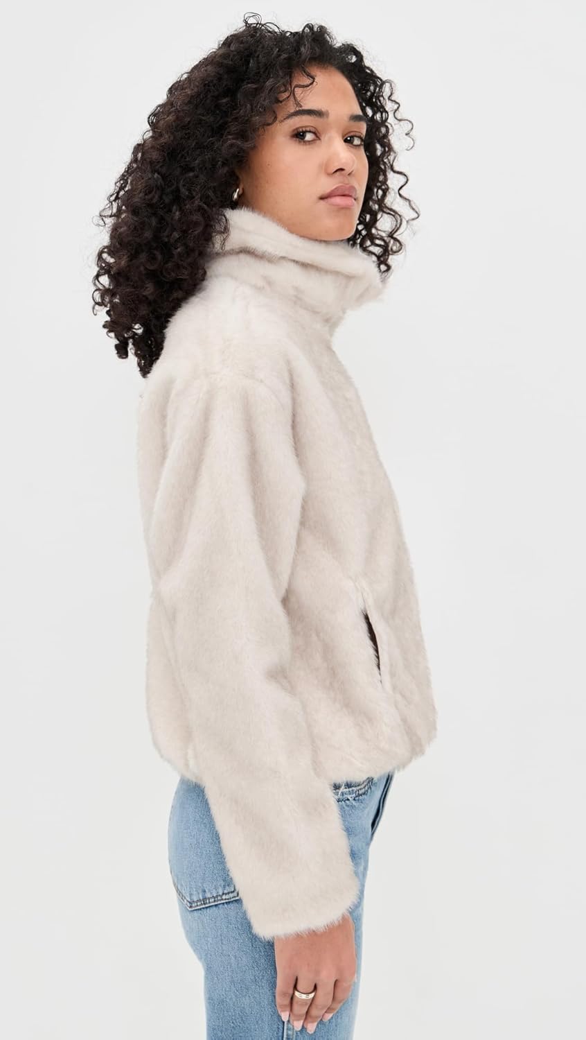 Z SUPPLY Women's Amethyst Faux Fur Jacket - Image 5