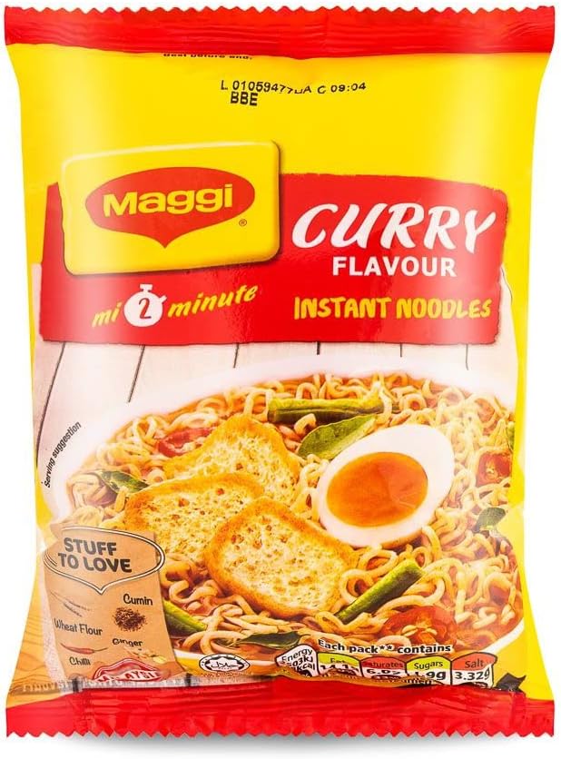 – Curry Flavour Instant Noodles - 30 Packets
