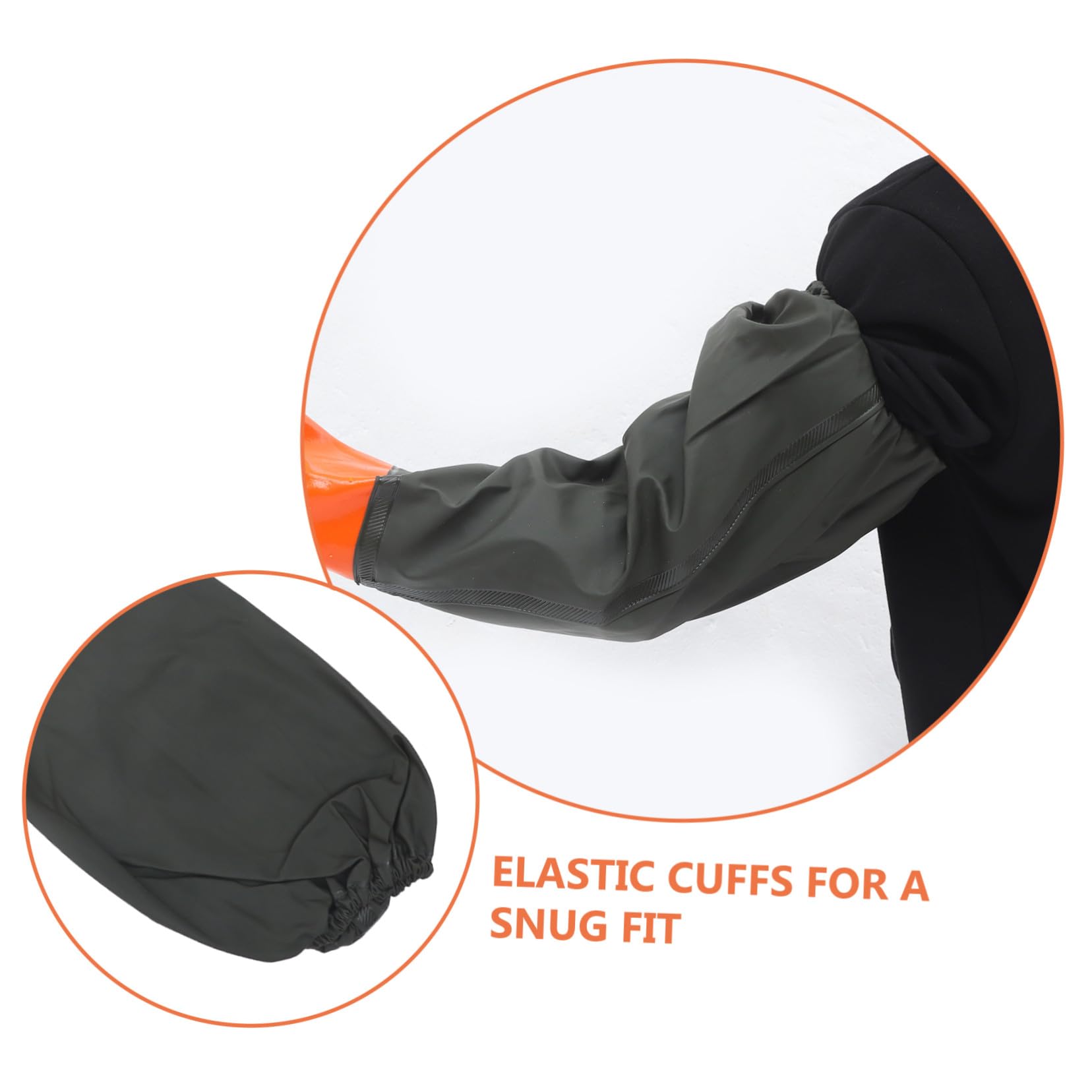 3 Pares Guantes Impermeables Largos para Pesca y Jardinería Reutilizables Ligeros y Resistentes con Cómodo y Diseño Portátil para Uso Diario Acuarios y Estanques