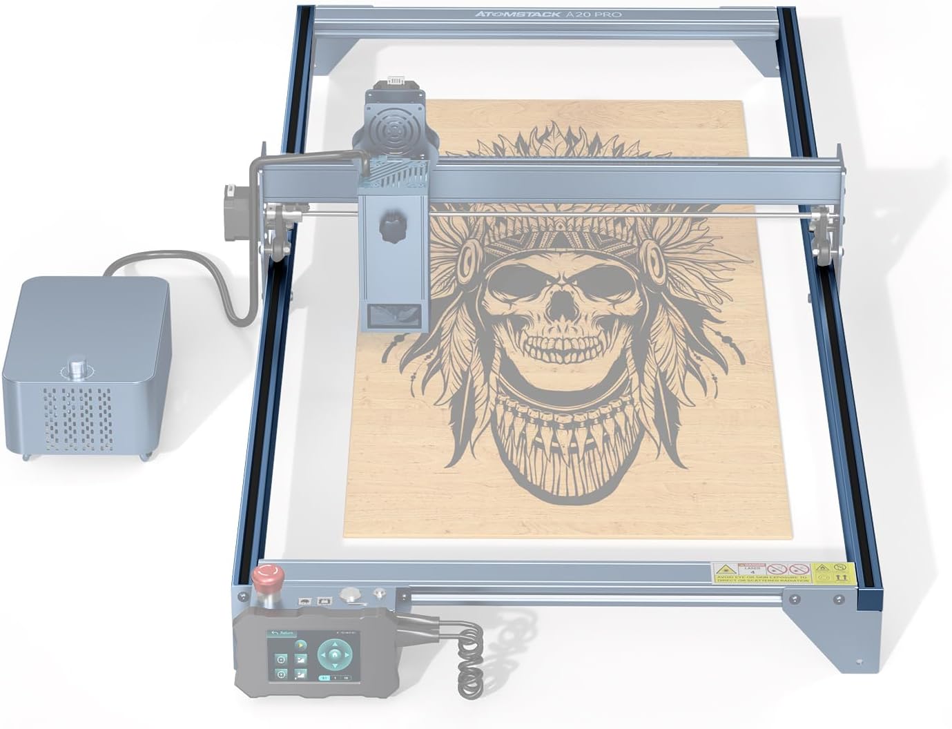 ATOMSTACK Laser Engraver Engraving Area Extension Shaft 850x400mm for A20 Pro, X20 PRO, S20 PRO, A30 PRO, X30 PRO Laser Engraving Machine, with Limit Switch, High-Precision