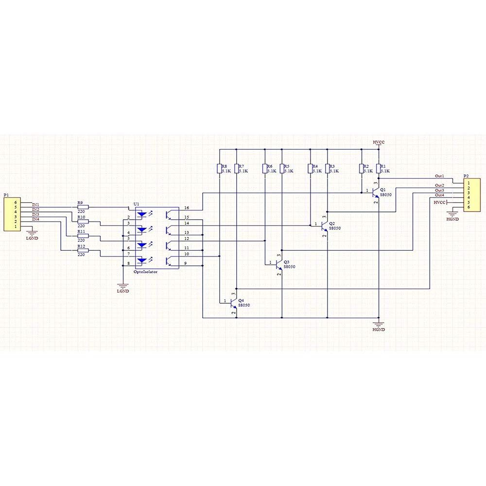 5PACK Scheda di espansione TLP281 Modulo IC optoisolatore a 4 canali 4 canali 4 CH per scheda di espansione per Arduino Isolamento accoppiatore di livello alto e basso