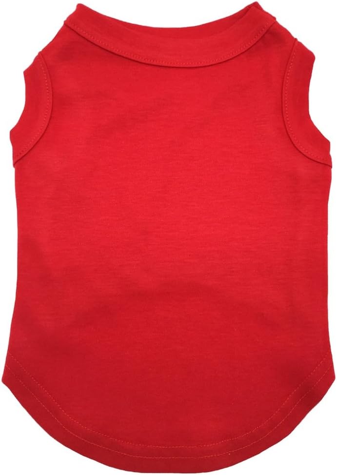 Petitebella Single Color Puppy Dog Shirt (Red, Small) : Pet Supplies