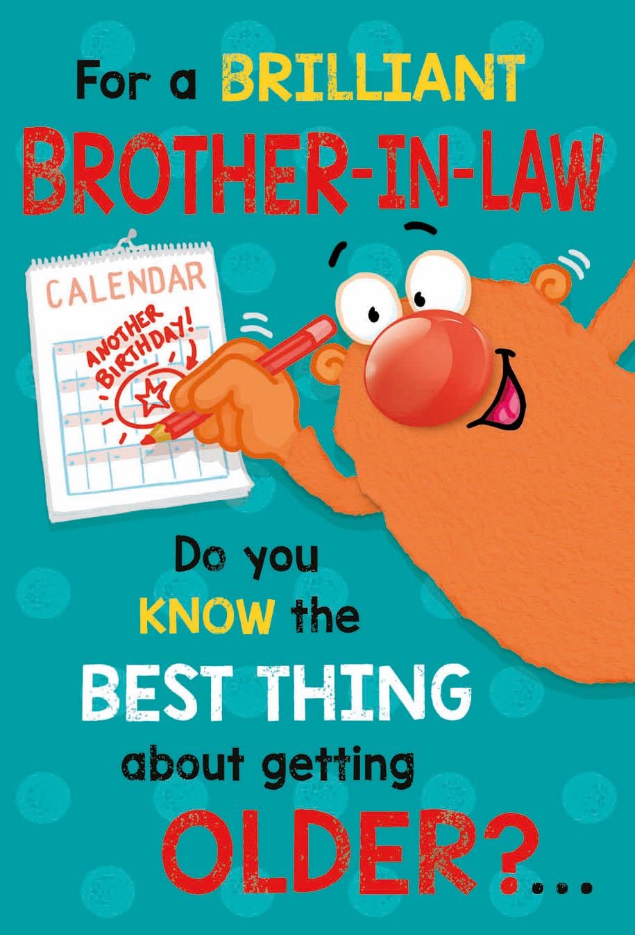 Geburtstagskarte „Brilliant Brother-in-Law“ – Lustige Karte Für Schwager, Umweltfreundlich