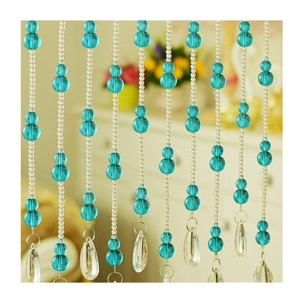 Rideau de perles de cristal pour séparation de chambre intérieure 120x150