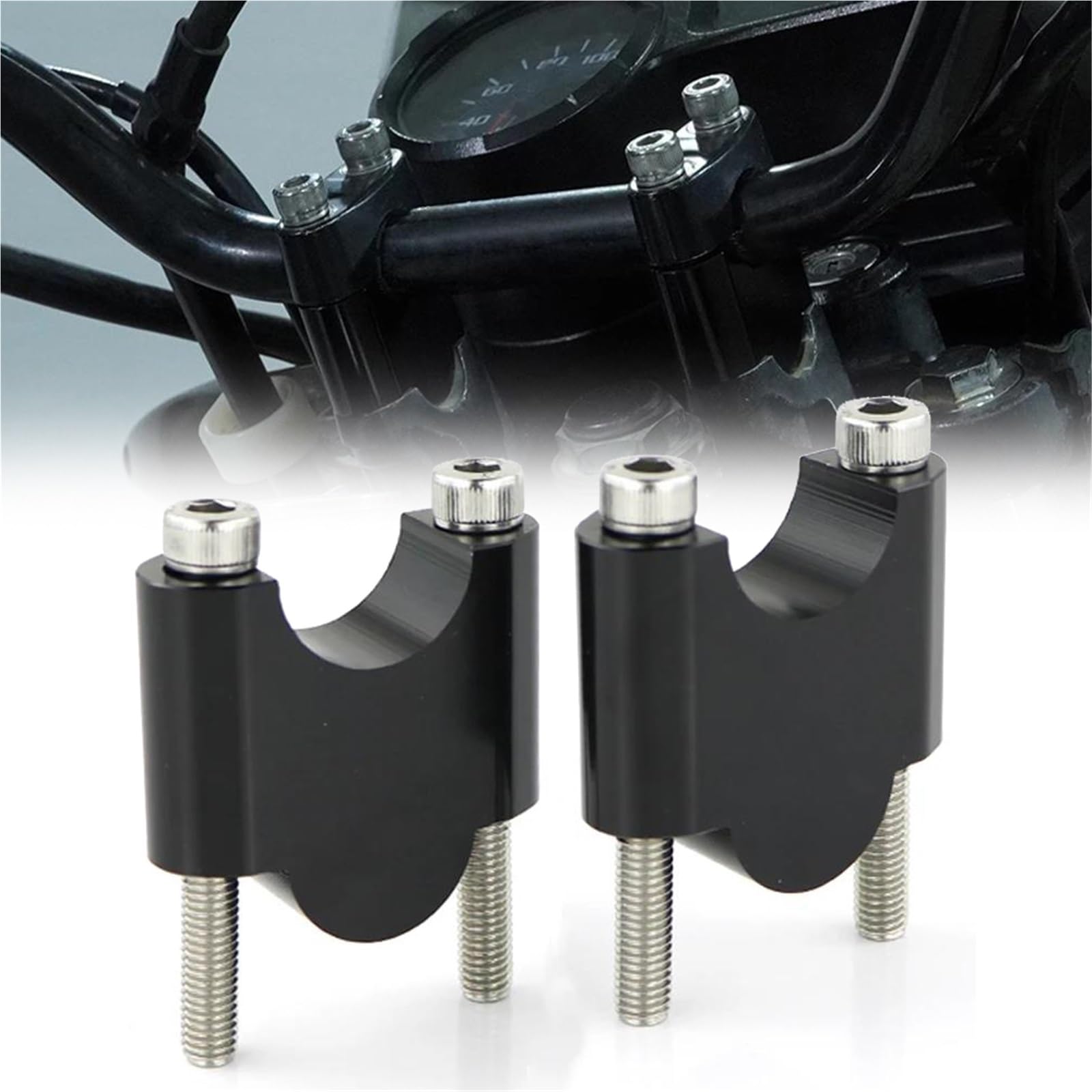 Rehausseurs de Guidon 22mm pour Yamaha TW200 XT225 XV750 Virago