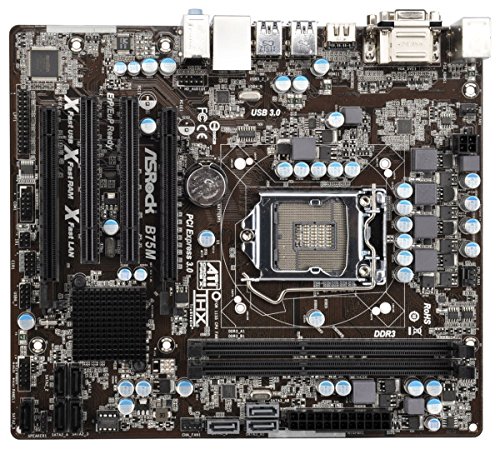 ASRock製 MicroATXマザボ　B75M　LGA1155 Amazon | ASRock Intel LGA1155対応microATXマザーボード B75M