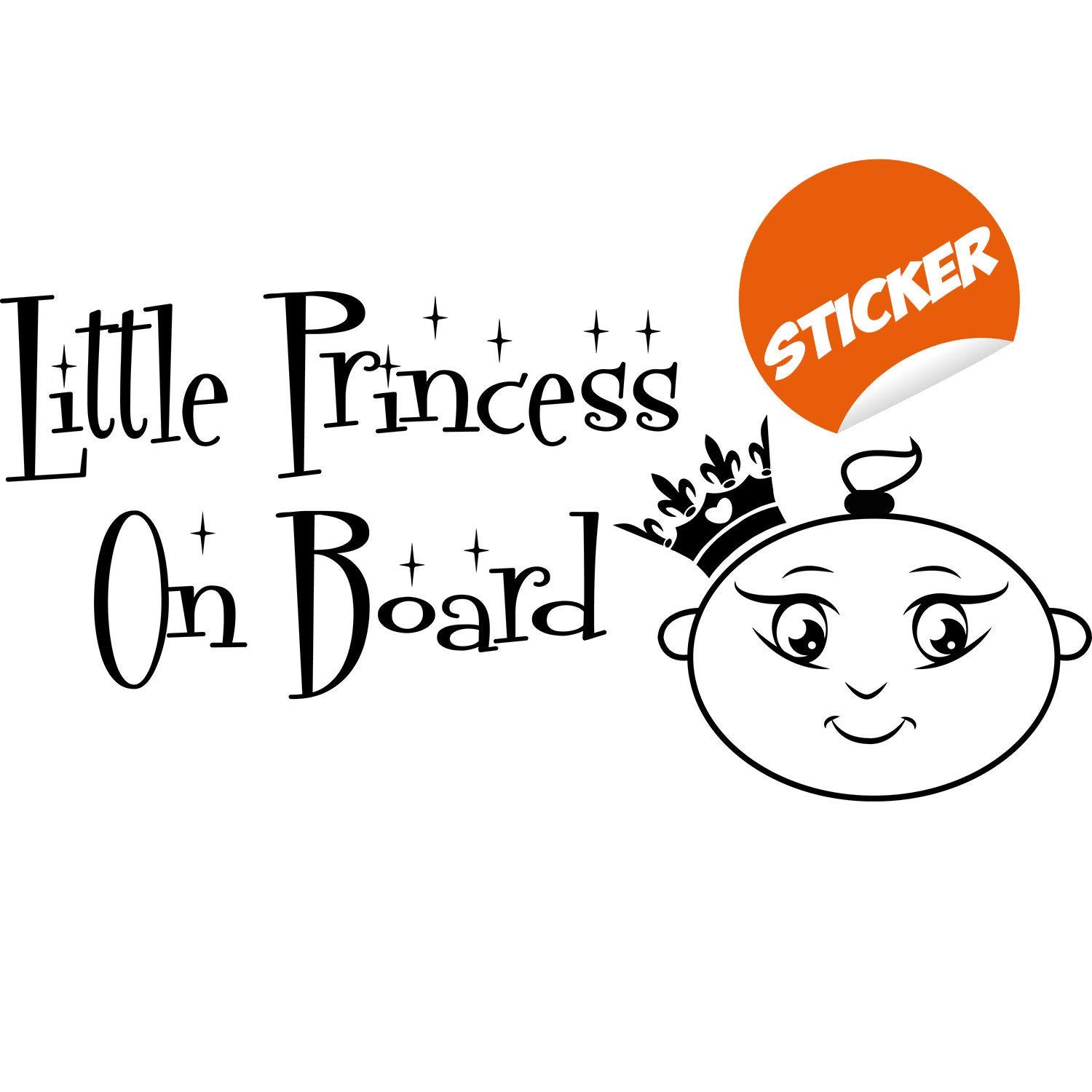 Bébé à Bord drôle Voiture Vinyle Autocollant Cadeau garçon Enfant Fille Kid à l’intérieur de sécurité fenêtre Mignon Sticker Pare-Chocs étiquette bâton pour véhicule Coupe Signe