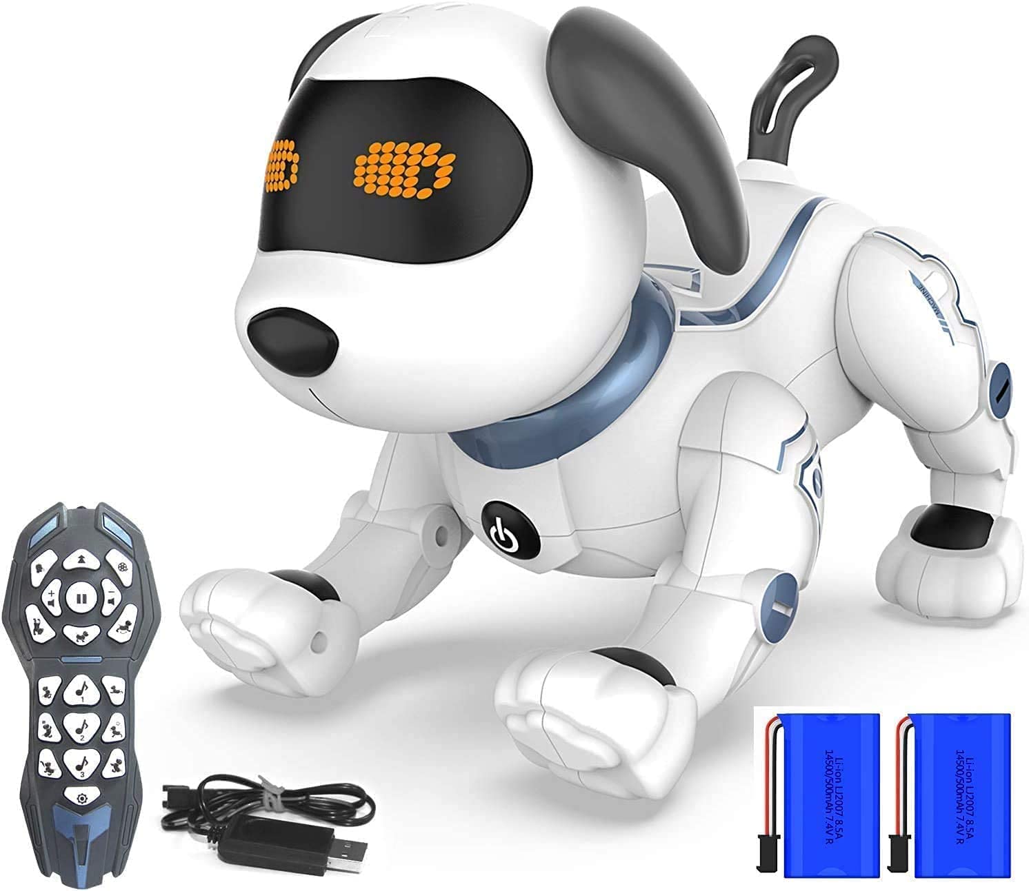 ロボット犬 リモコンロボット スタントドッグ プログラム可能犬のロボットおもちゃ Amazon | ロボット犬 リモコンロボット スタントドッグ 音楽演奏