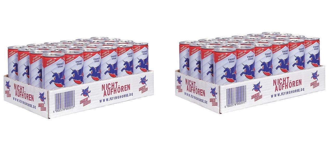 Flying Horse Energy Drink 48 x 0,25 Liter inkl. 12€ DPG EINWEG Pfand