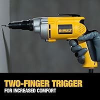 Vista 8 de DEWALT Drywall Screw Gun, 6.5-Amp (DW268), Yellow
