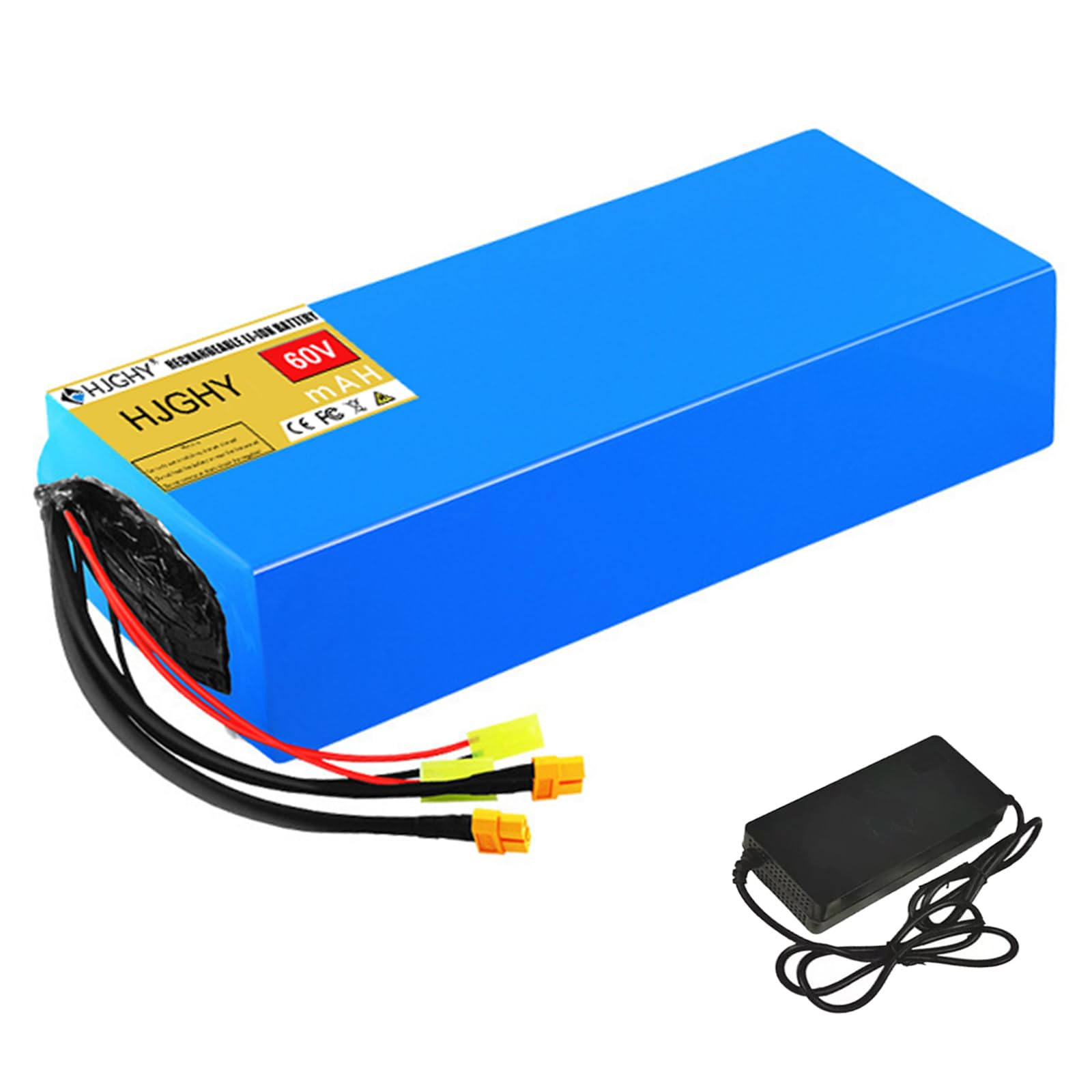 60v,25Ah, Batería de Litio para Motocicleta de 60 V, 12 Ah, 15 Ah, 20 Ah, 25 Ah y 30 Ah, 16S, para Kits de Motor de Scooter y Bicicleta eléctrica de 0 a 1800 W.