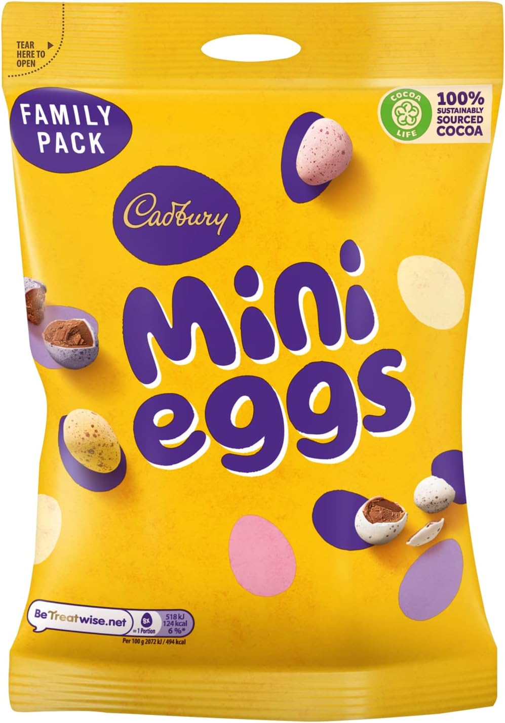 Cadbury Mini Eggs Family Bag, 296g