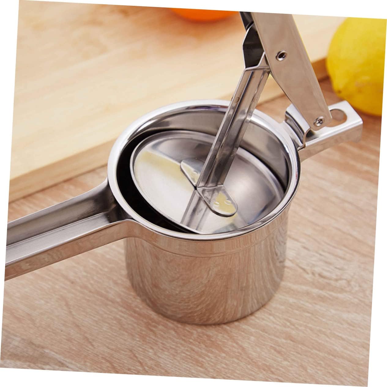 Manual Lemon Juicer Stainless Steel Citrus Squeezer Fruit Juice Squeezer Easy to Clean