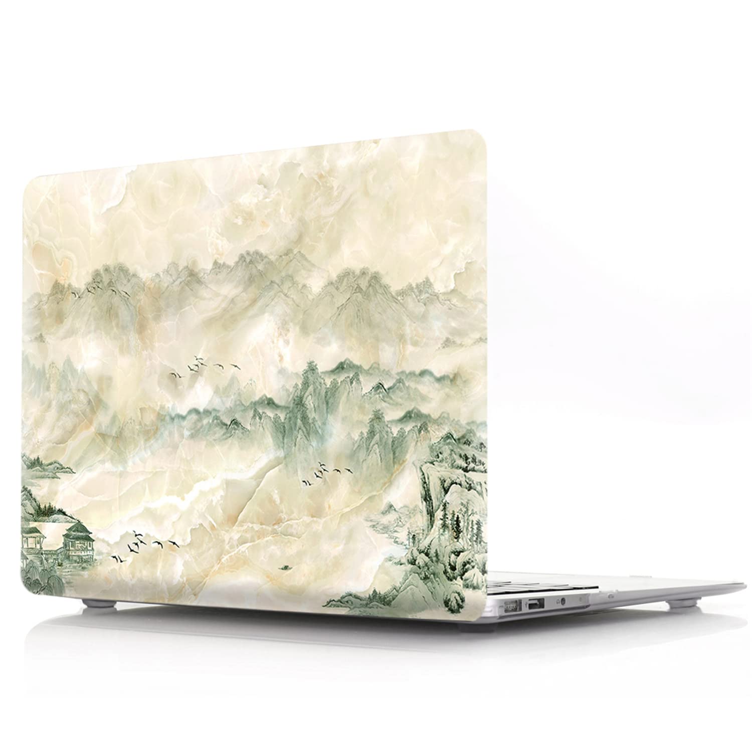 Coque MacBook Air M1 marbre avec protège-clavier A2337 A2179 - 8