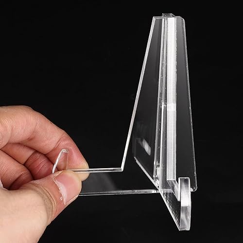 Miniatura 7 de STOBOK Estante de almacenamiento de placa de porcelana de jade Soporte de exhibición de acrílico Soporte de exhibición multifuncional Estante de