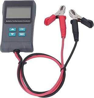 Battery Tester Cranking System Charging Load Analyzer Digital Display 12V 24V Tool Automotive Alternator Tester Digital Auto Battery Analyzer Charging Cranking System Tester for Car Truck Motorcycle
