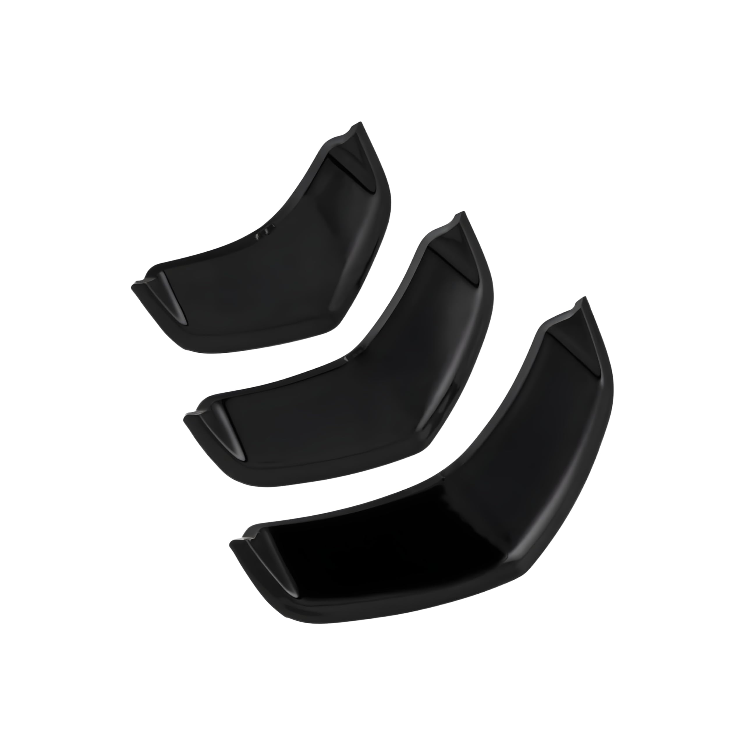 Kaskadeneinsatz SIP Style schwarz glänzend 3-teilig für Vespa GTS, GTS Super, GTV 125-300ccm HPE 2018